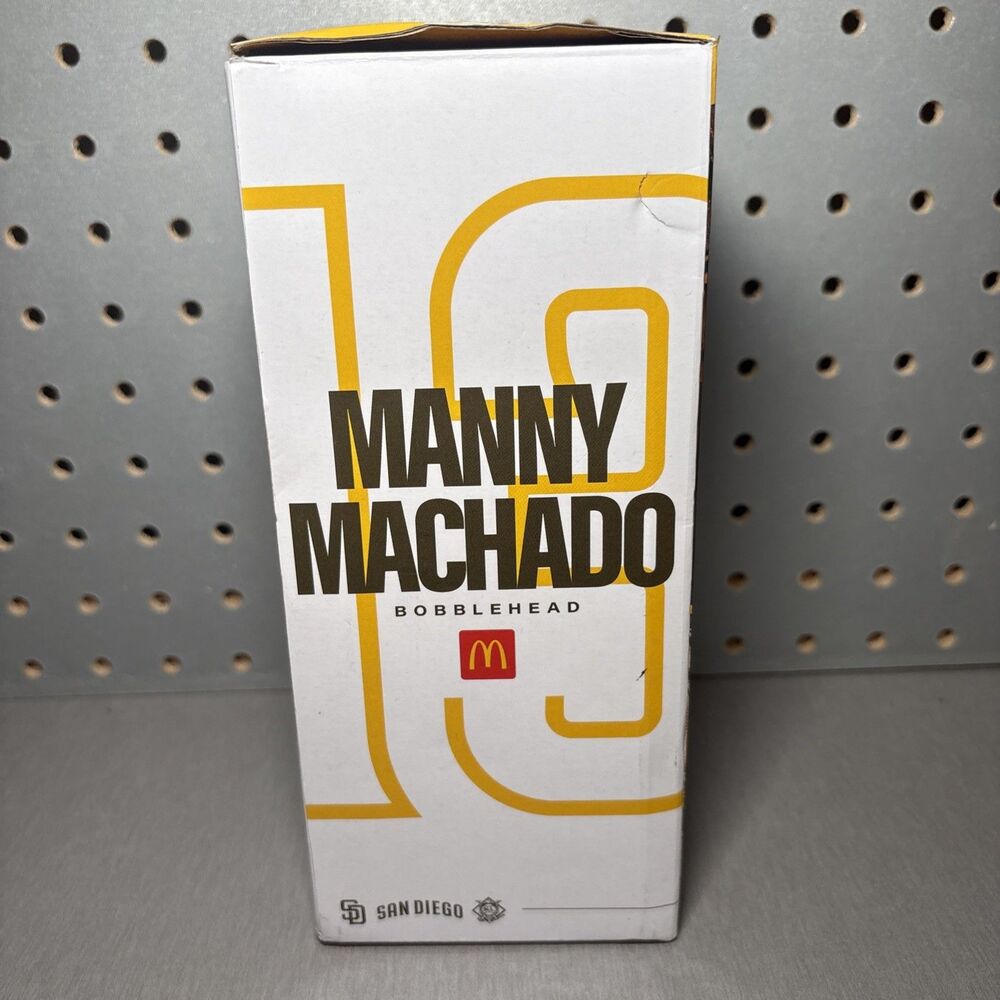 Manny Machado Bobblehead 2026 San Diego Padres Hot Corner Giveaway OPEN BOX - Picture 5 of 10